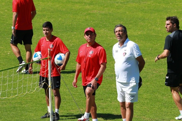 20140307. DEPORTES. EPM005. ENTRENAMIENTO DEL EQUIPO ATLAS. CLUB ATLAS COLOMOS. EN FOTO: D.T. TOMAS BOY