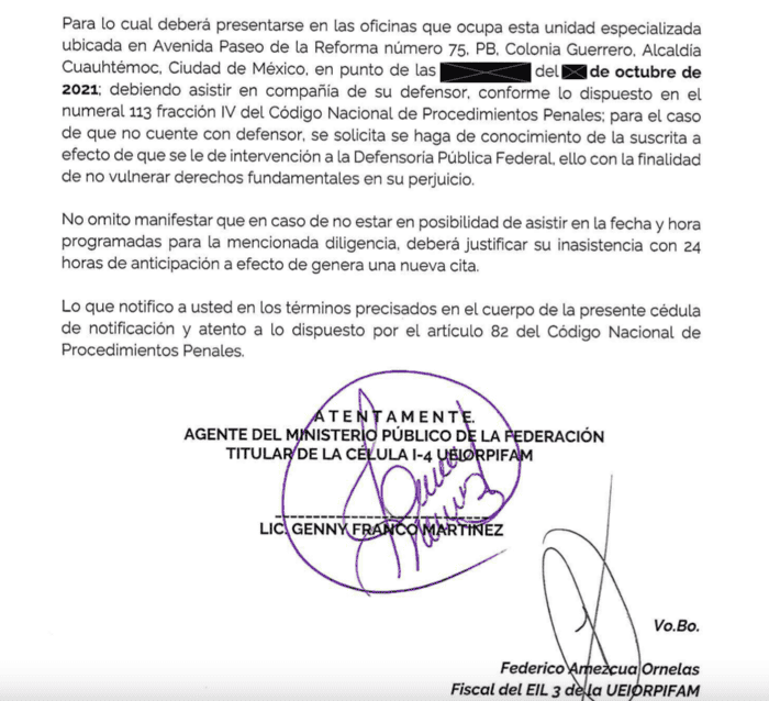 Desde el pasado 30 de septiembre la FGR citó a declarar, ante la Fiscalía Especializada en Materia de Delincuencia Organizada (FEMDO), a varios de los 31 científicos que han sido acusados de delincuencia organizada.