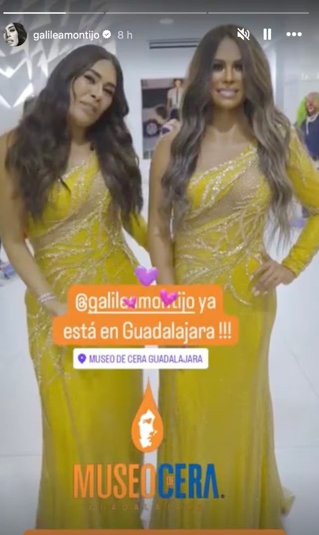 &nbsp;Galilea se mostró feliz por su réplica de cera. INSTAGRAM / GalileaMontijo