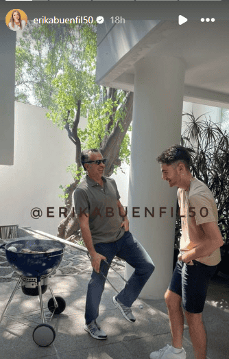 Érika Buenfil también compartió fotos de su hijo Nicolás con su padre, Ernesto Zedillo Jr. INSTAGRAM/ erikabuenfil50 