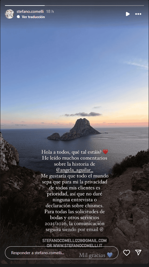 ESPECIAL / Instagram stefano.comelli&nbsp;