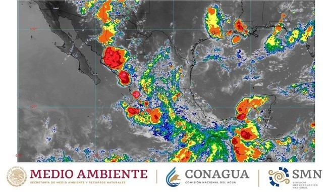 La  mayor parte del país podría ser afectado.&nbsp;X / Conagua