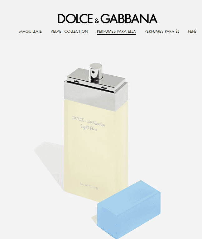 &nbsp;Light Blue de Dolce & Gabbana. CORTESÍA/DOLCE & GABBANA