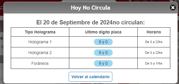 &nbsp;Estos autos son los que deberán descansar mañana. CORTESÍA / Hoy No Circula.   