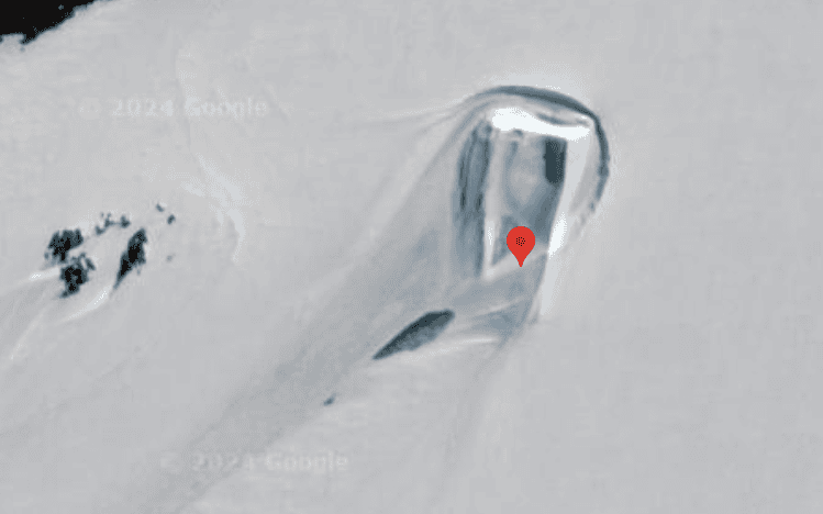 Google Maps muestra puerta en medio de la Antártida. ESPECIAL/GOOGLE