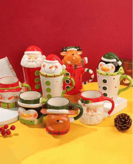 Taza cerámica de navidad. SHEIN&nbsp;