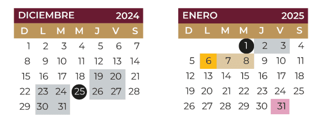  Calendario escolar SEP. GOBIERNO DE MÉXICO