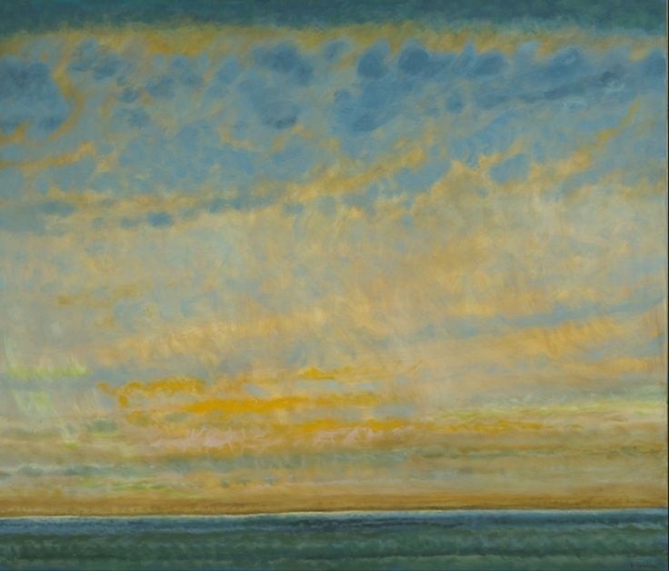 Jane Wilson, American, 1924-2015. American Horizon, 2000. Óleo sobre lino. Art Institute of Chicago 
