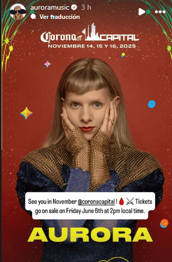 INSTAGRAM/@auroramusic