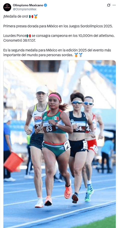 X / @OlimpismoMex 