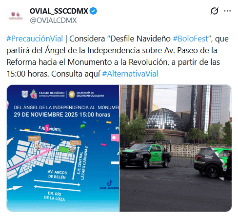 X / @OVIALCDMX 