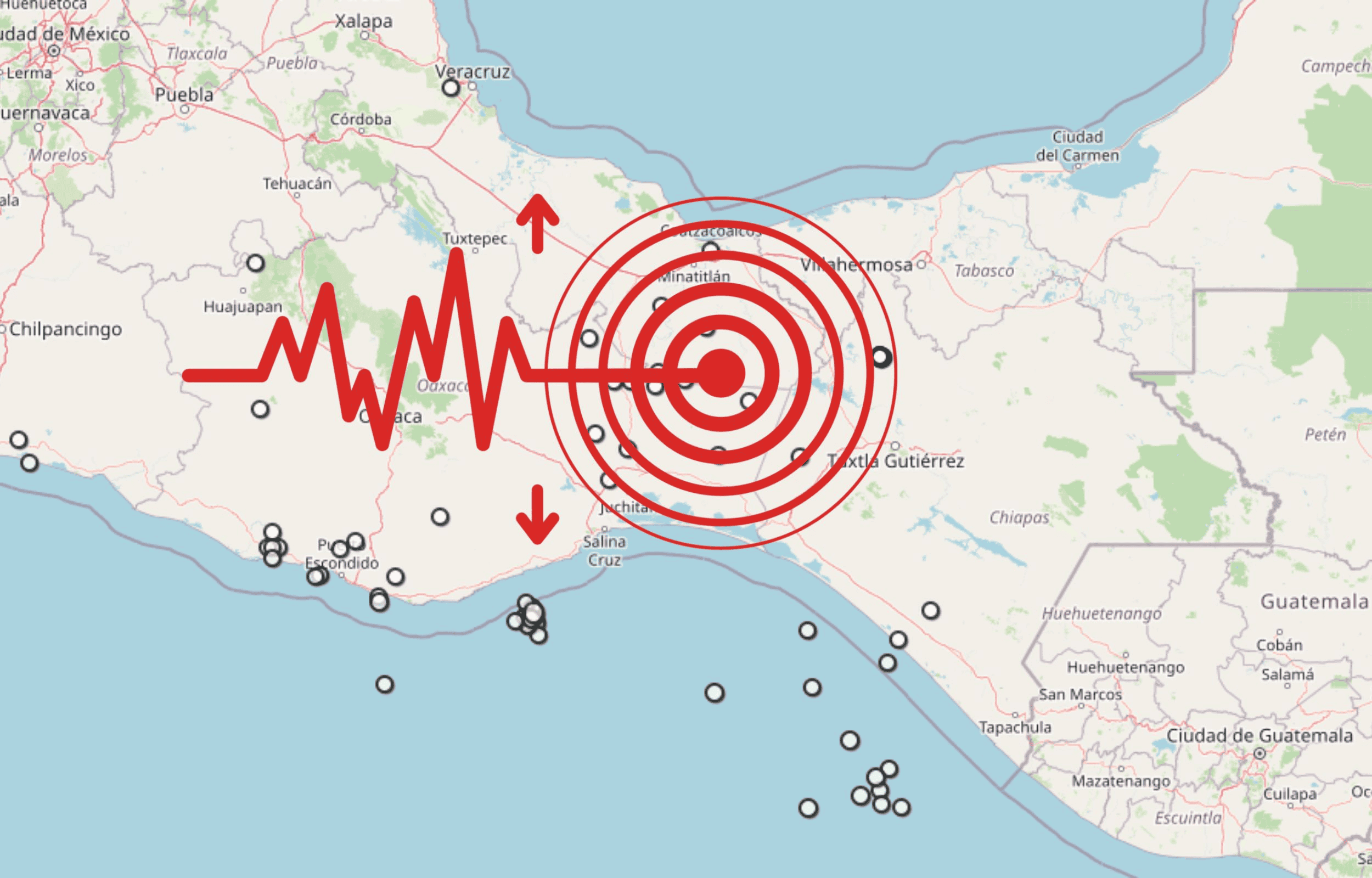   Sismo en Veracruz. ESPECIAL / SSN