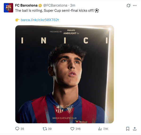 &nbsp;X / @FCBarcelona&nbsp;