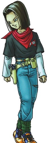 El rebelde juvenil Pañuelo naranja, cabello largo y negro hasta los hombros. Playera negra con mangas verdes y jeans claros. ESPECIAL / DRAGON BALL