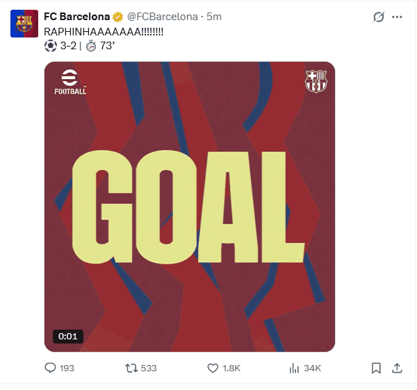 &nbsp;X / @FCBarcelona