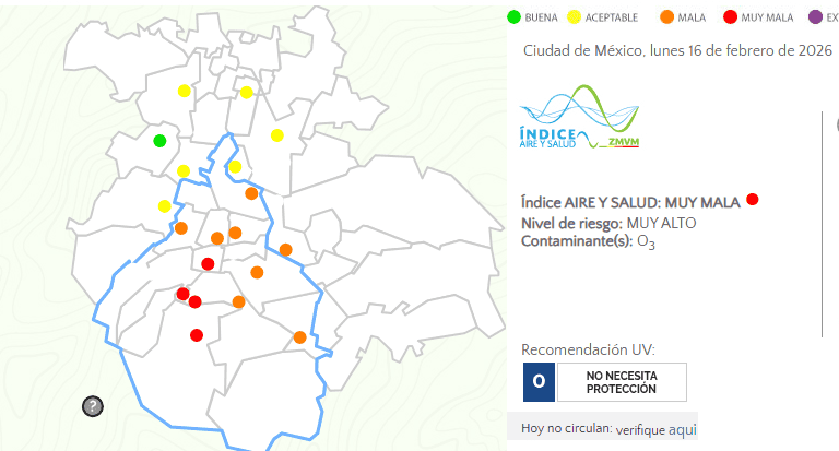 Las recomendaciones del Índice Aire y Salud incluyen acciones considerando la condición de salud y sensibilidad de las personas. &nbsp;Índice Aire y SaludMedio