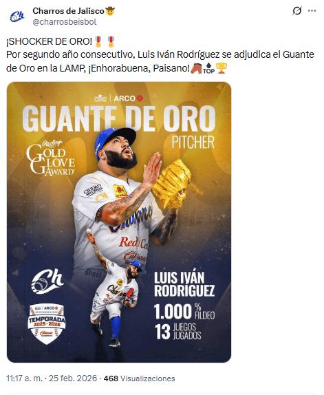 X / @charrosbeisbol&nbsp;